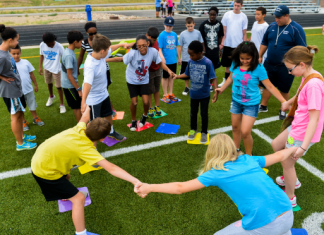 Sjov træningslejr inden for forskellige sportsgrene