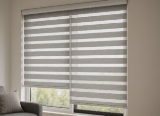 Moderne twist-gardin systemer