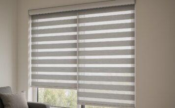 Moderne twist-gardin systemer